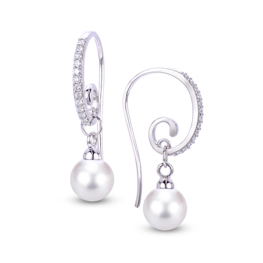 Sterling Silver Freshwater Pearl Earring