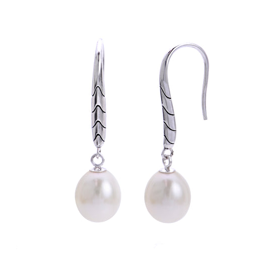 Sterling Silver Freshwater Pearl Earring