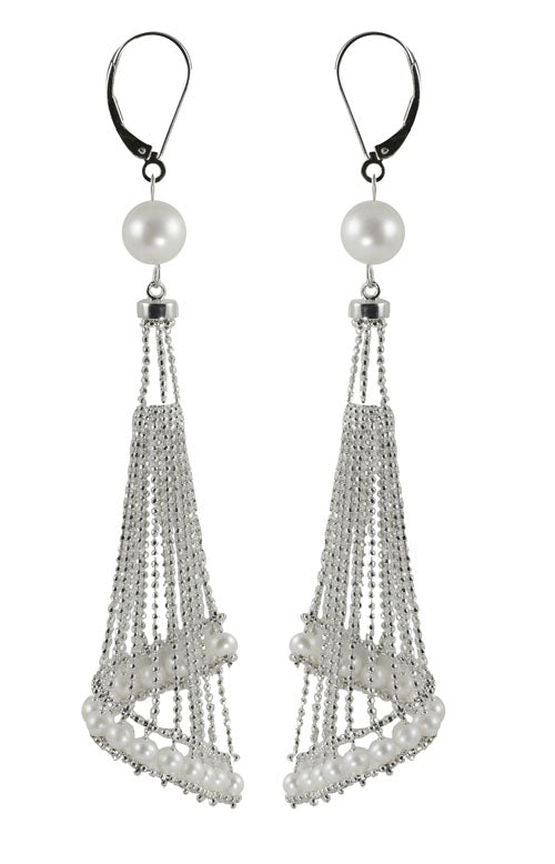 Sterling Silver Freshwater Pearl Earring