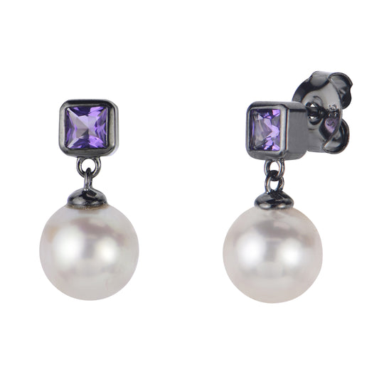 Sterling Silver Freshwater Pearl Earring