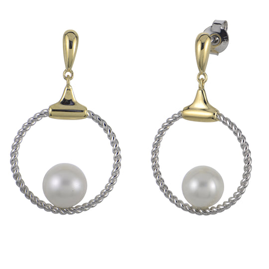 Sterling Silver Freshwater Pearl Earring