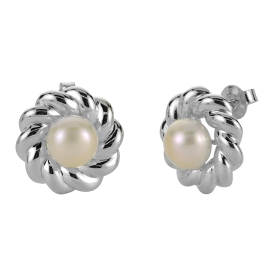 Sterling Silver Freshwater Pearl Earring