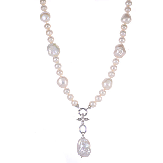 Sterling Silver Freshwater Pearl Necklace