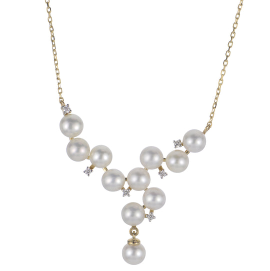 14KT Yellow Gold Freshwater Pearl Necklace