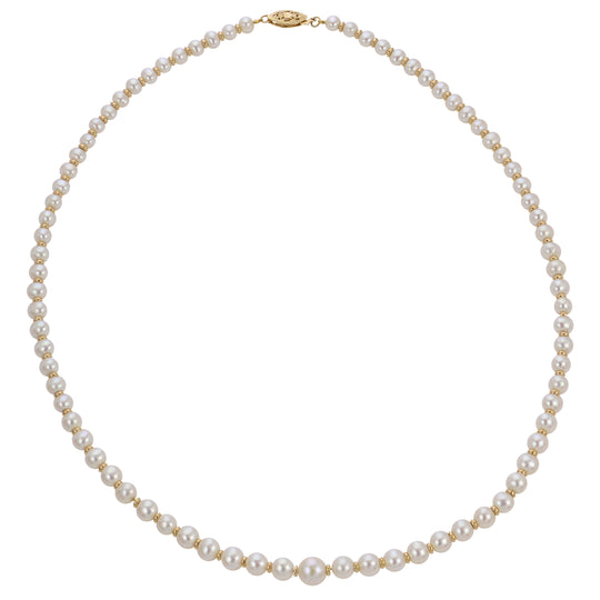 14KT Yellow Gold Freshwater Pearl Necklace