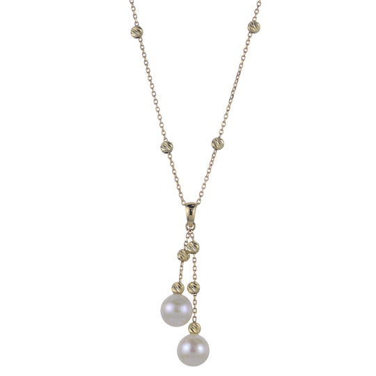 14KT Yellow Gold Freshwater Pearl Necklace