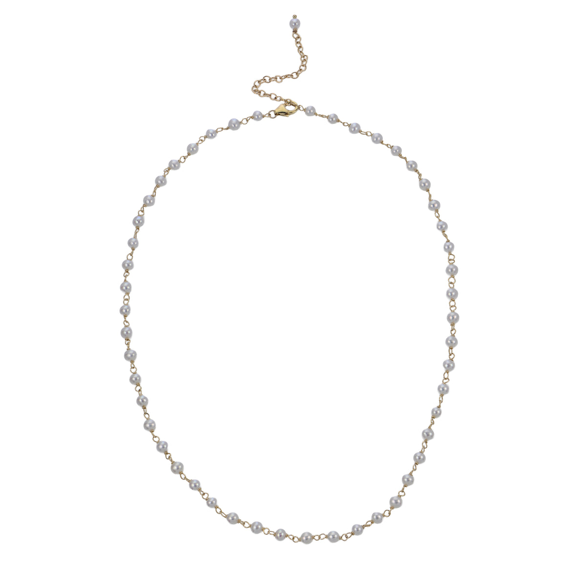 14KT Yellow Gold Freshwater Pearl Necklace