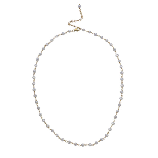 14KT Yellow Gold Freshwater Pearl Necklace