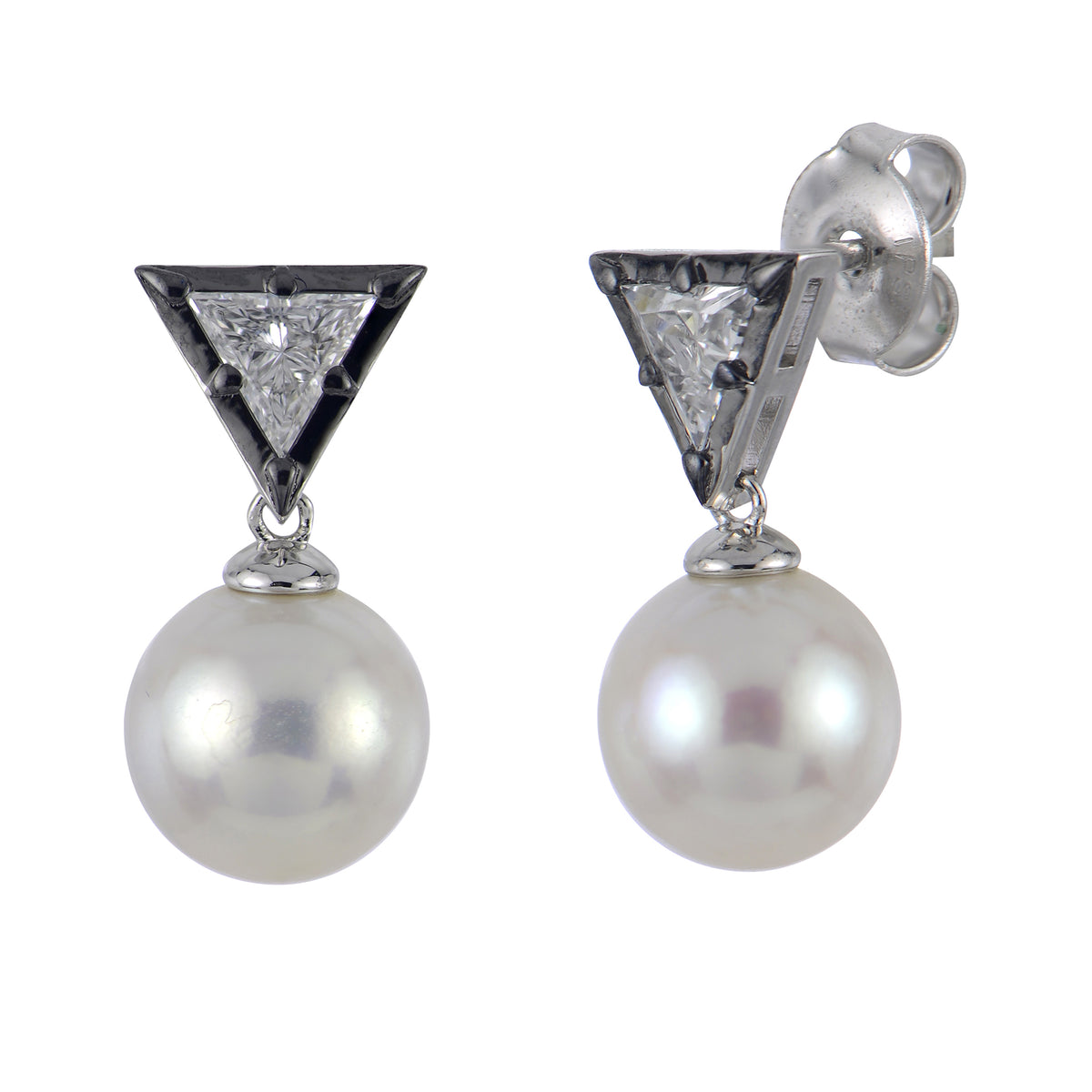 Sterling Silver Freshwater Pearl Earring