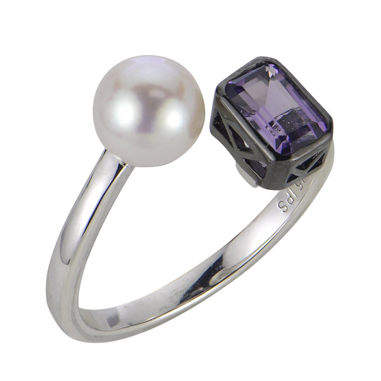Sterling Silver Freshwater Pearl Ring