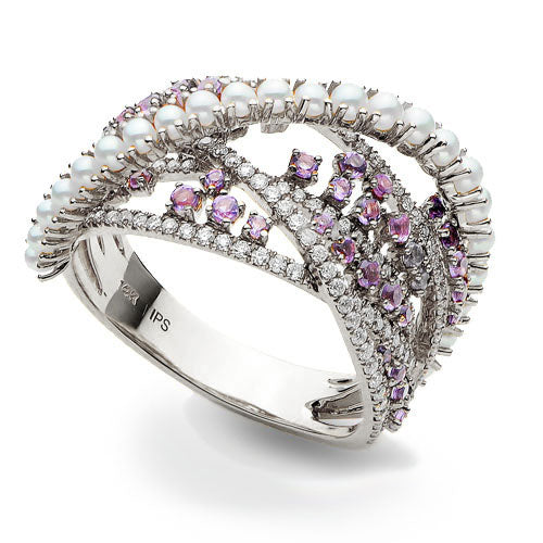 Sterling Silver Freshwater Ring