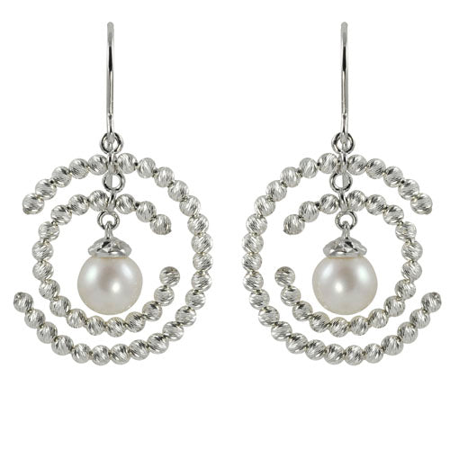 Sterling Silver Freshwater Pearl Earring