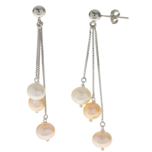 Sterling Silver Freshwater Pearl Earring