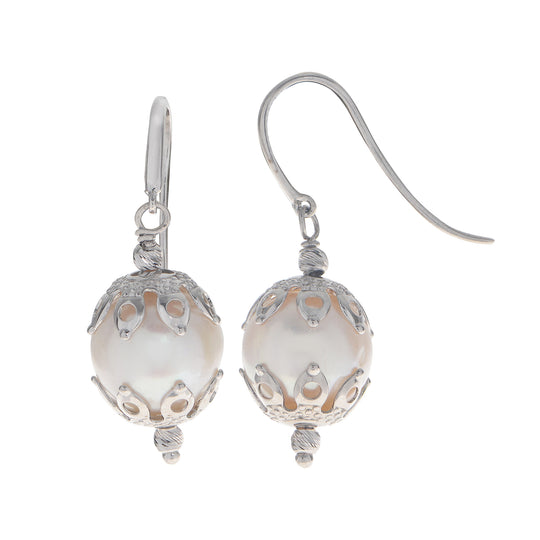 Sterling Silver Freshwater Earring