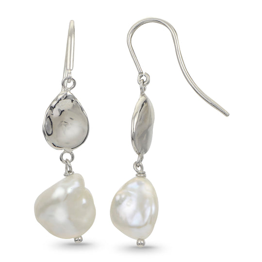 Sterling Silver Freshwater Pearl Earring