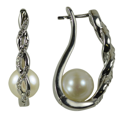 Sterling Silver Freshwater Earring