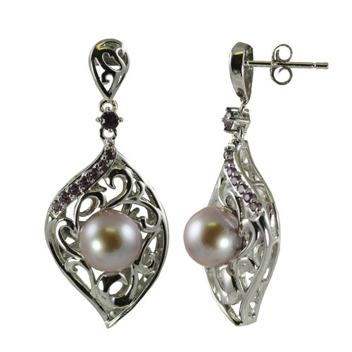 Sterling Silver Freshwater Earring