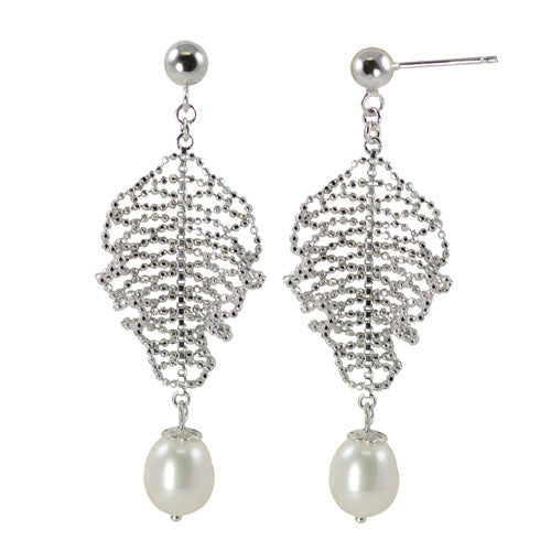 Sterling Silver Freshwater Pearl Earring