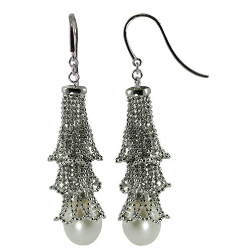 Sterling Silver Freshwater Pearl Earring