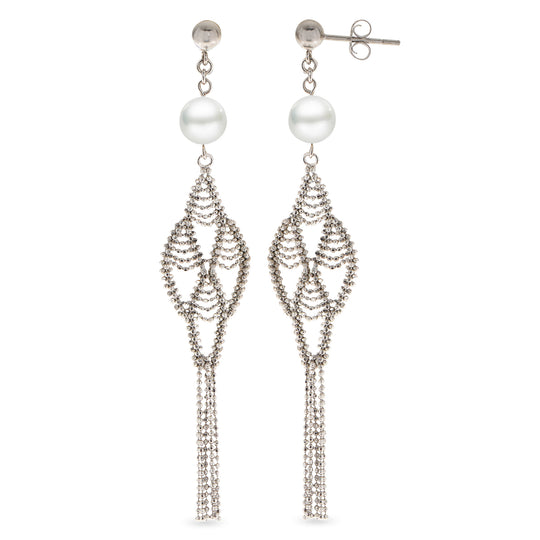 Sterling Silver Freshwater Pearl Earring