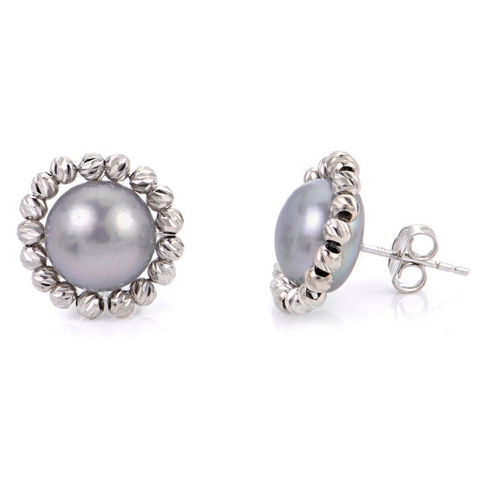 Sterling Silver Freshwater Pearl Earring