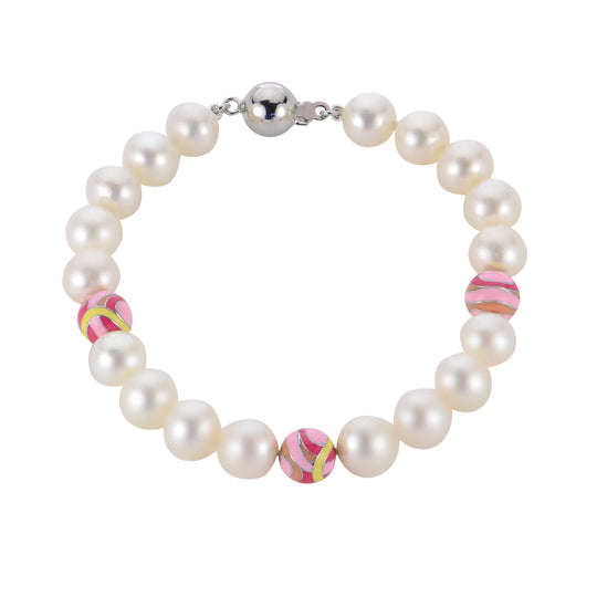 Sterling Silver Freshwater Pearl Bracelet