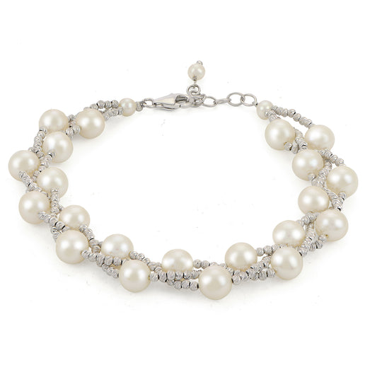 Sterling Silver Freshwater Pearl Bracelet
