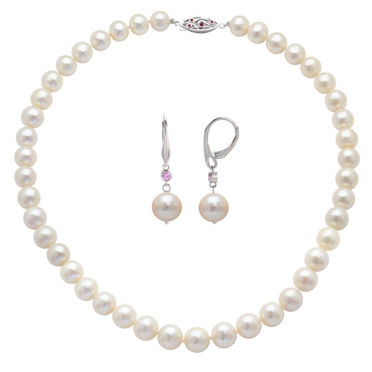 Sterling Silver Freshwater Pearl Set