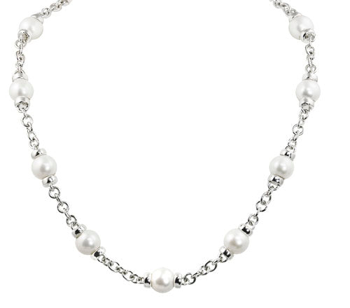 Sterling Silver Freshwater Pearl Necklace