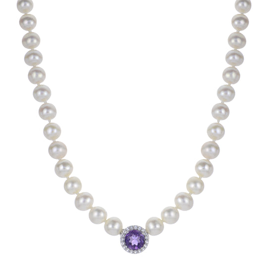 Sterling Silver Freshwater Pearl Necklace