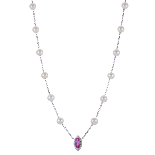 Sterling Silver Freshwater Pearl Necklace