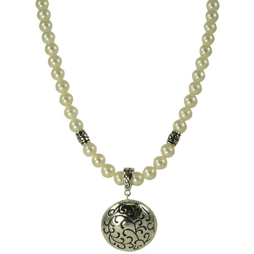 Sterling Silver Freshwater Pearl Necklace