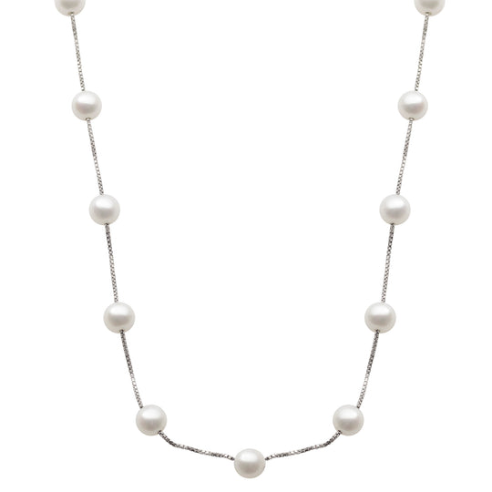 Sterling Silver Freshwater Pearl Necklace