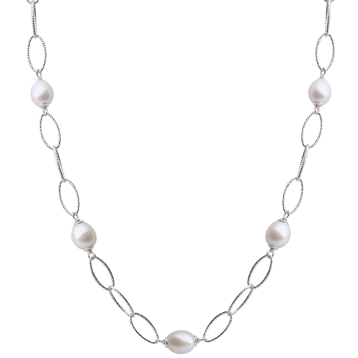 Sterling Silver Freshwater Pearl Necklace