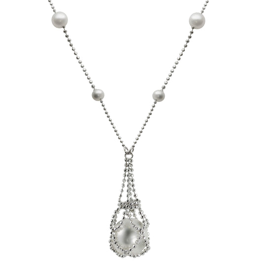 Sterling Silver Freshwater Pearl Necklace