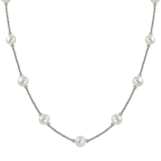 Sterling Silver Freshwater Pearl Necklace
