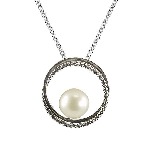 Sterling Silver Freshwater Pendant