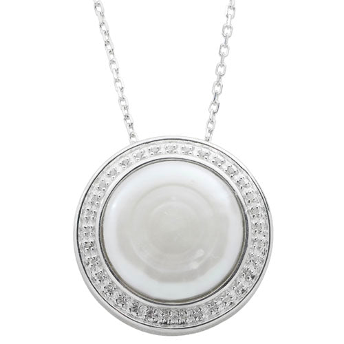 Sterling Silver Freshwater Pendant