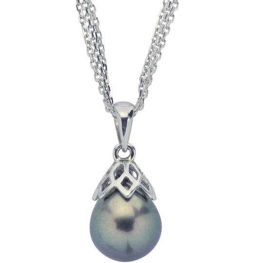 Sterling Silver Tahitian Pearl Pendant