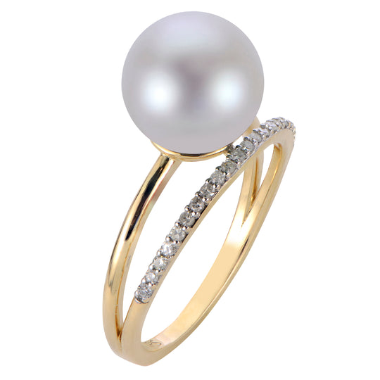14KT Yellow Gold Freshwater Pearl Ring