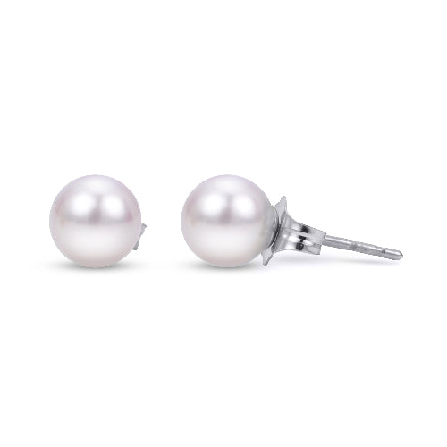 A - AA Quality Akoya Studs (Select Quality, Size, & Gold Color)