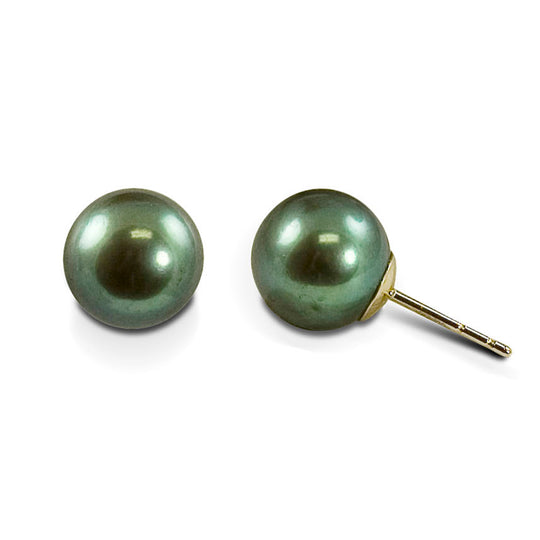 14KT Yellow Gold Freshwater Pearl Earring