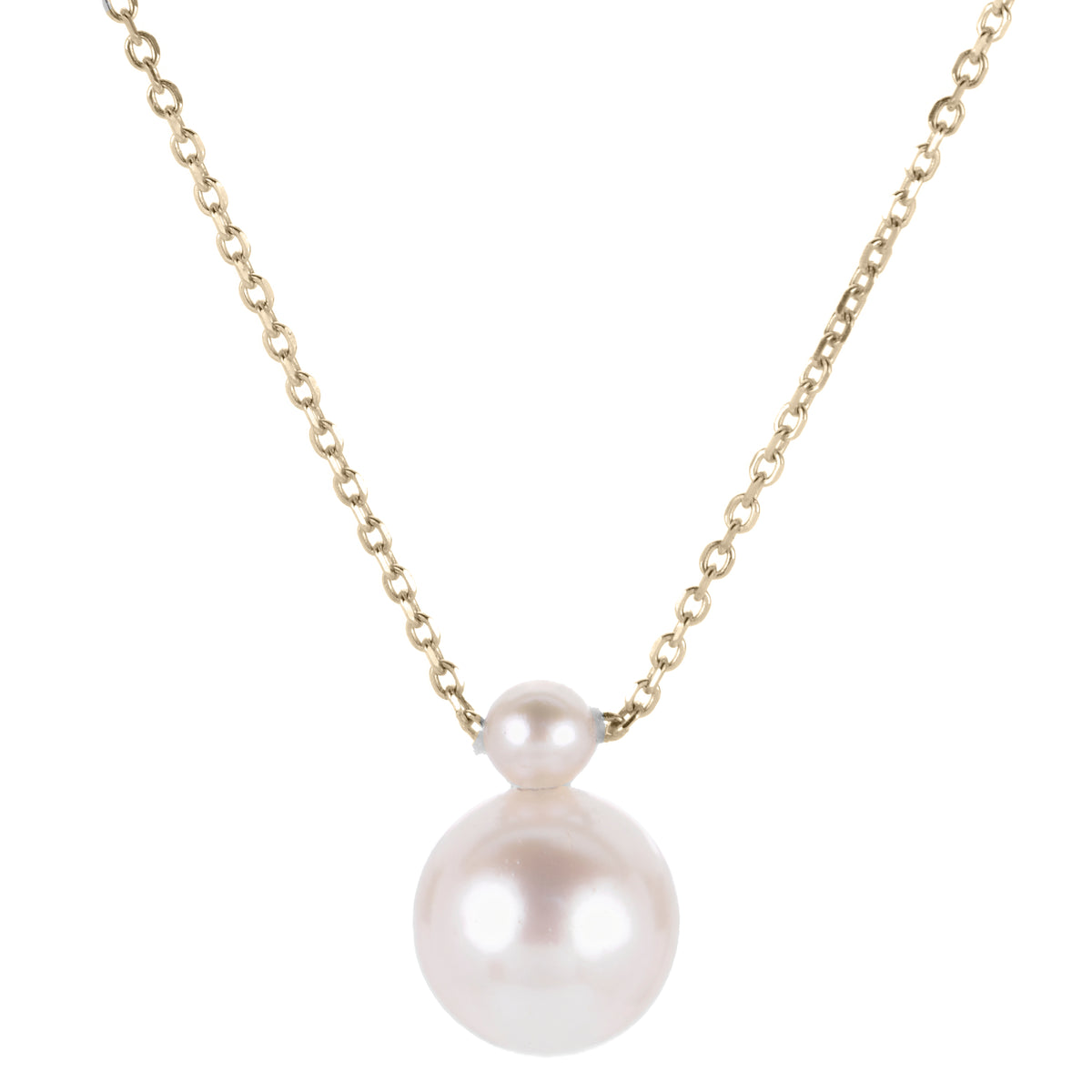 14KT Yellow Gold Freshwater Pearl Necklace