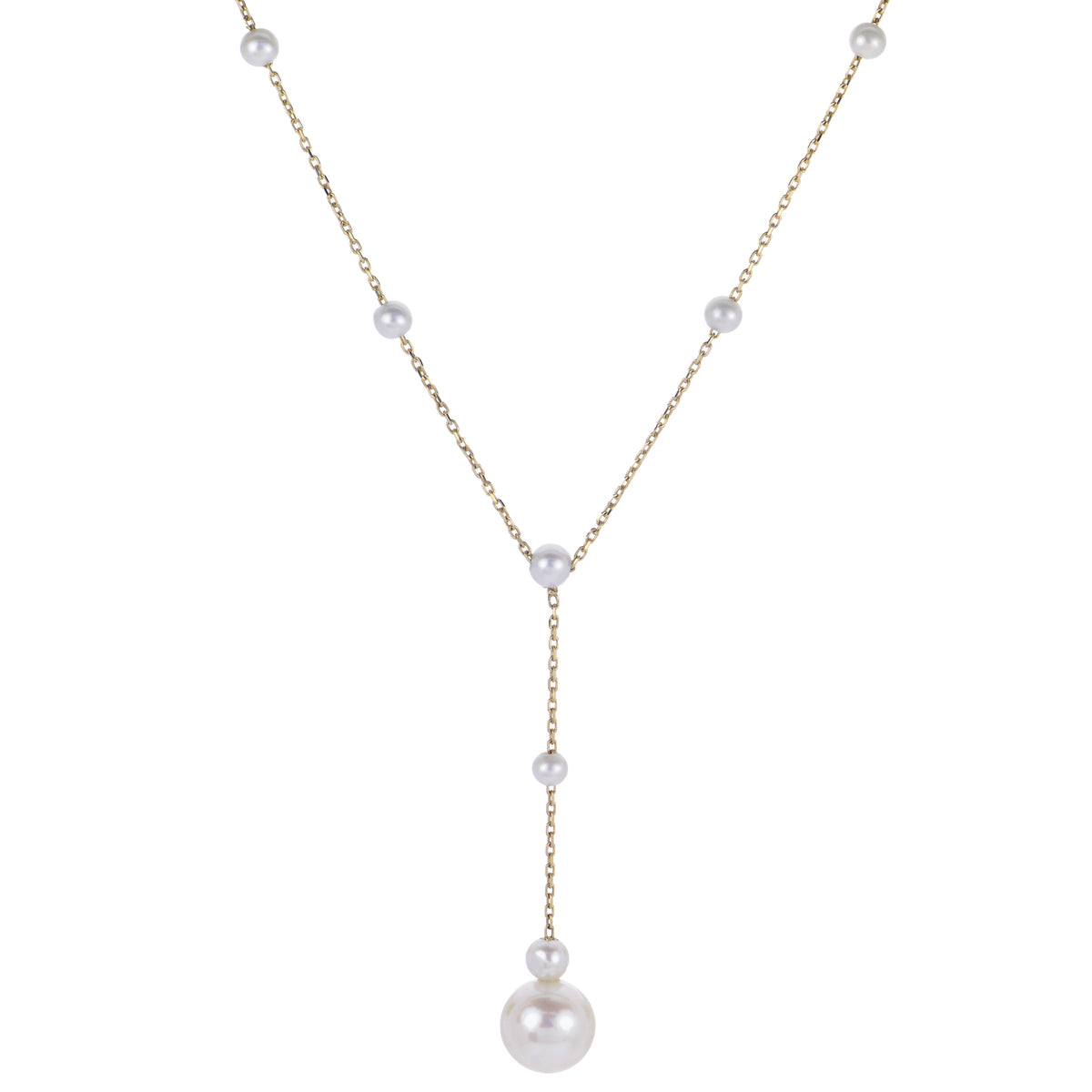 14KT Yellow Gold Freshwater Pearl Necklace