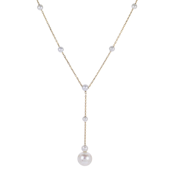 14KT Yellow Gold Freshwater Pearl Necklace