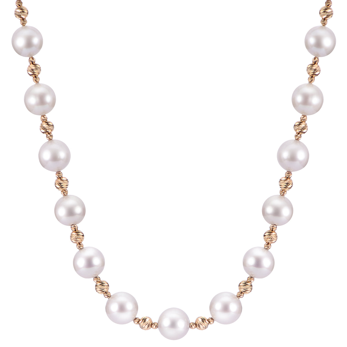 14KT Yellow Gold Akoya Pearl Necklace