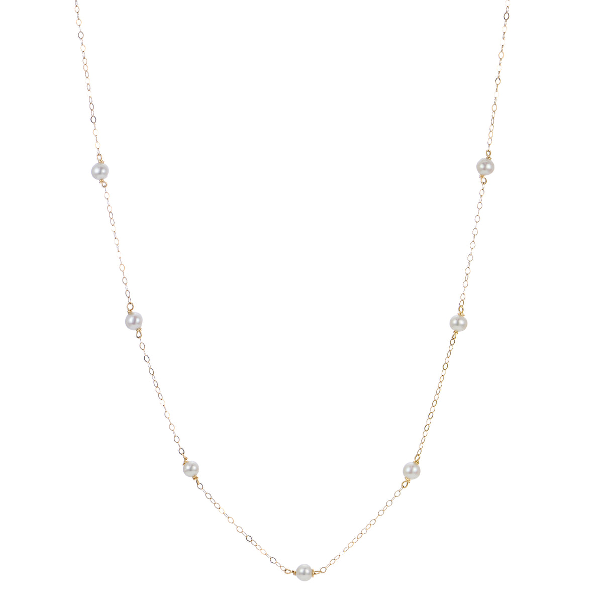 Children's 14KT Yellow Gold Freshwater Pearl Necklace