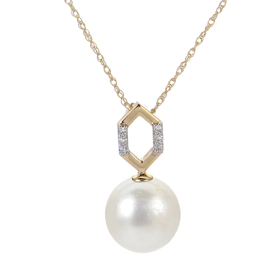 14KT Yellow Gold Freshwater Pearl Necklace