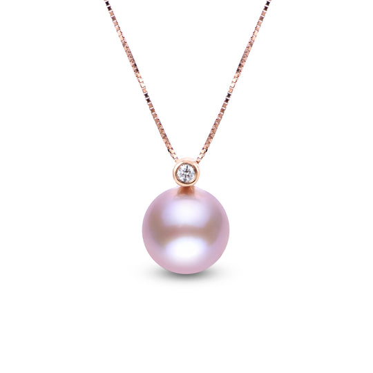 14KT Rose Gold Freshwater Pearl Pendant