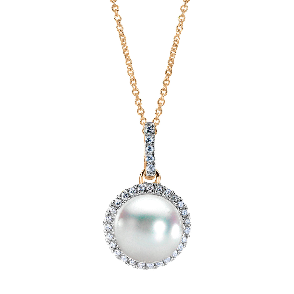 14KT Yellow Gold Akoya Pearl Pendant